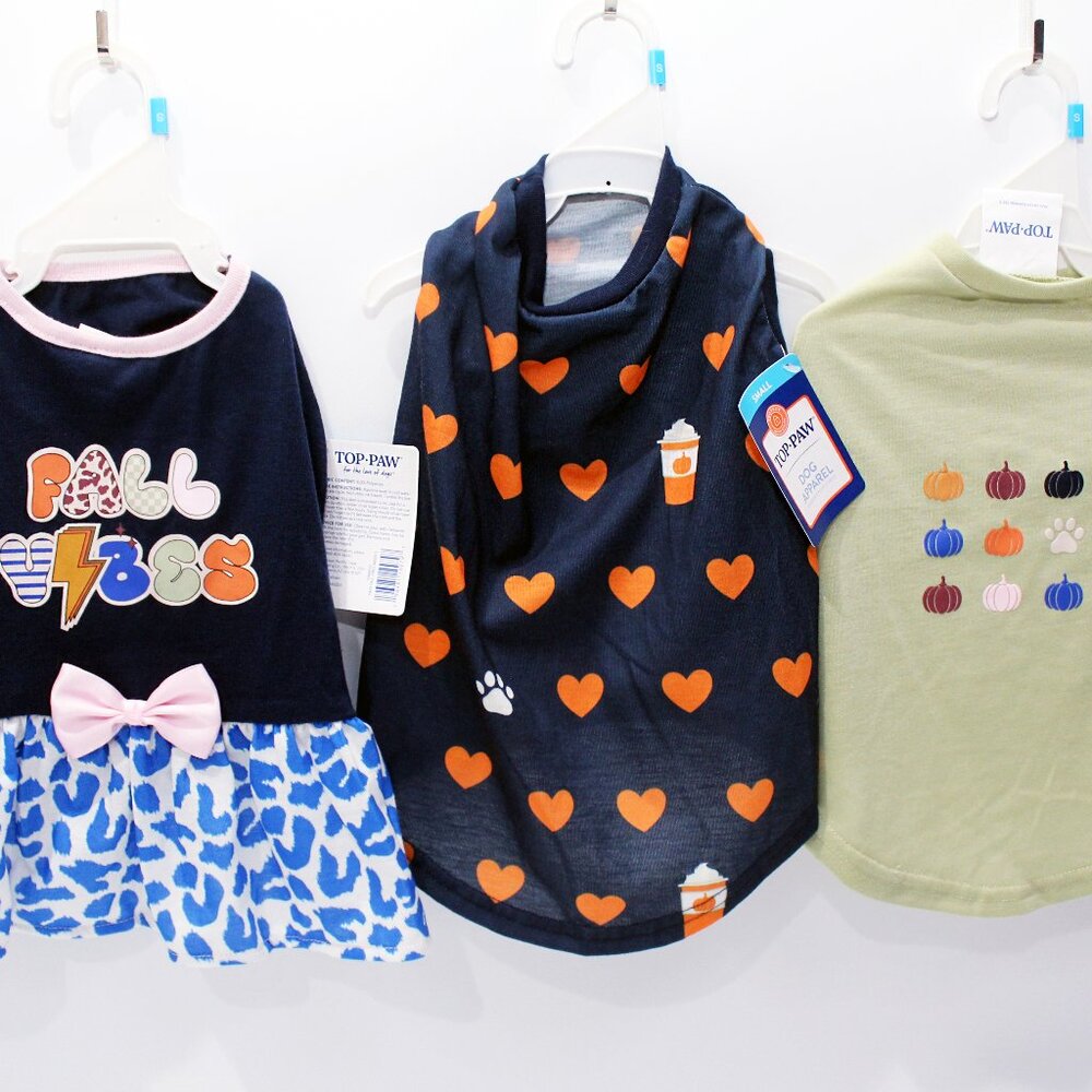 Top Paw Fall Apparel Bundle for Dogs, Bundle #2, SM